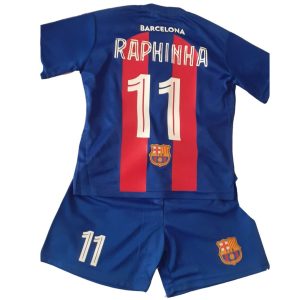 Equipo de futbol Barcelona Raphinha niño